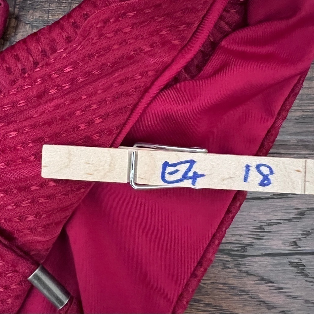 BECCA two piece Bikini set top and bottom both size large - Picture 7 of 8